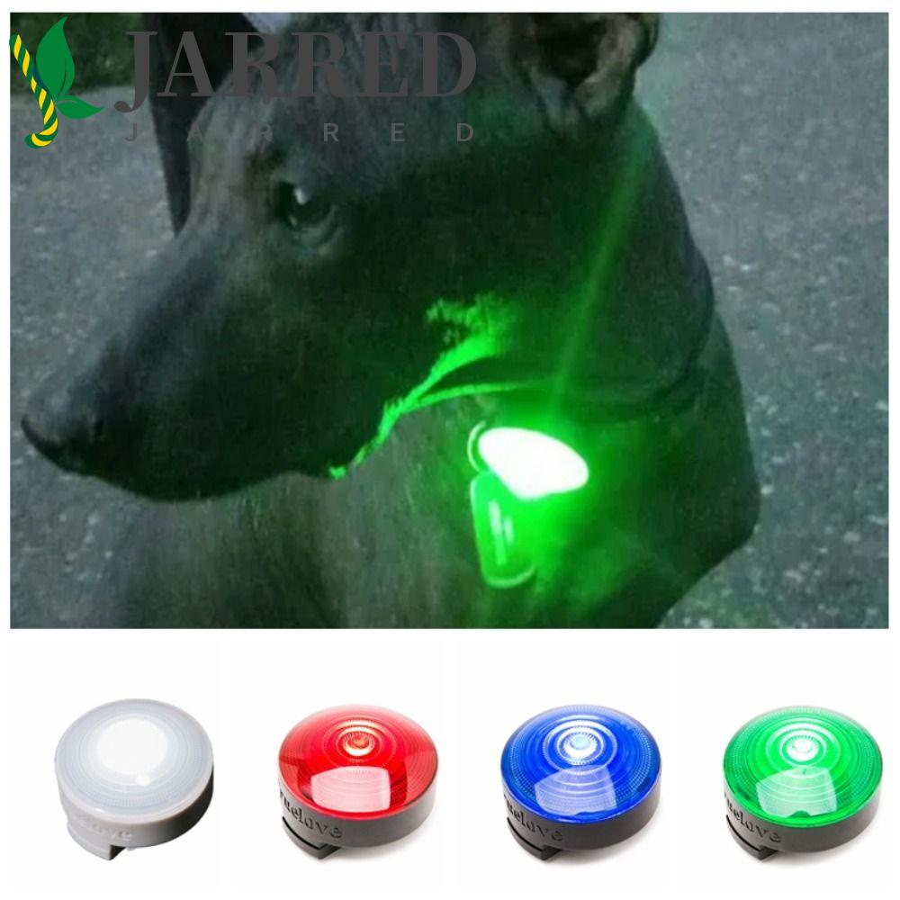 JARRED Vòng Cổ Thú Cưng Sử Dụng Pin Dài Có Đèn Led Phát Sáng Và Đồng Xu Chống Nước