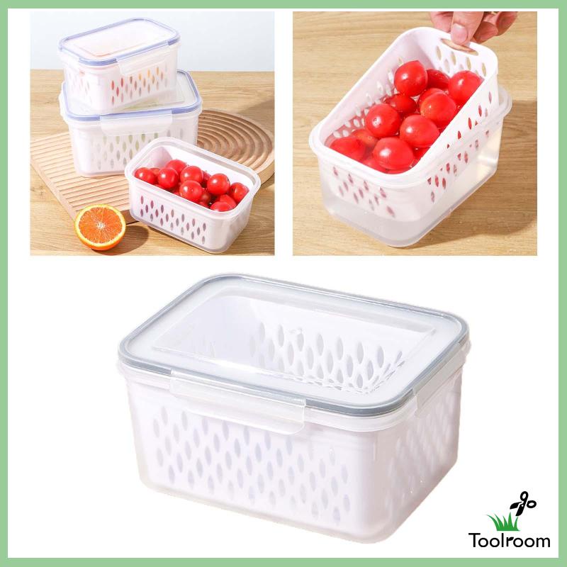 Rổ Đựng Rau Củ Quả Có Thể Tháo Rời Tiện Dụng Cho Tủ Lạnh