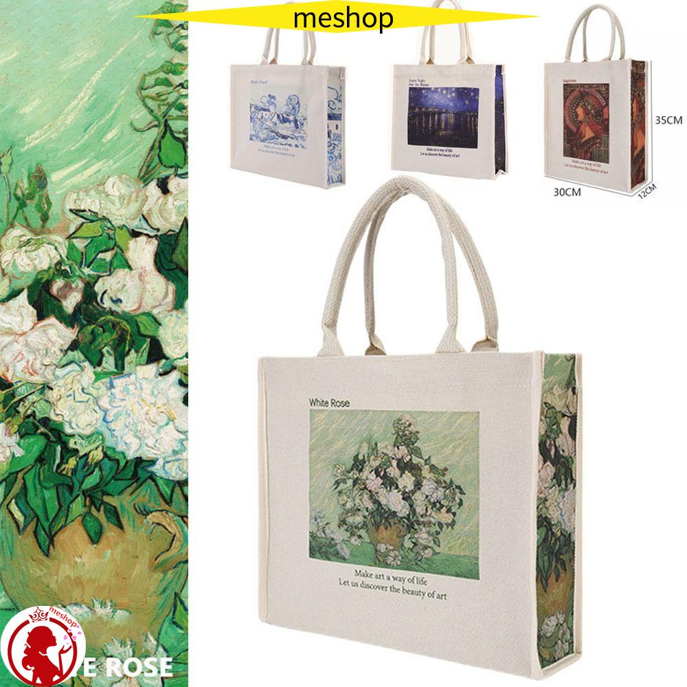 ME Túi Xách Canvas Phong Cách Nhật Bản Đơn Giản Cho Nữ