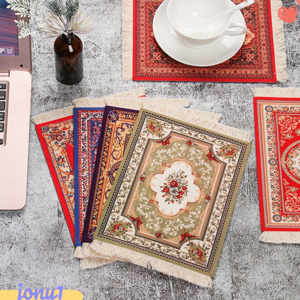 JONYE 1 Miếng Lót Chuột Máy Tính Bảng Phong Cách Ba Tư Độ Bền Cao Trang Trí Nhà Cửa / Văn Phòng