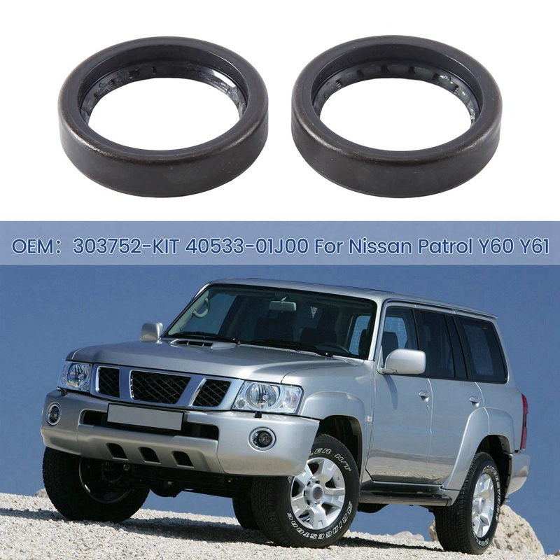 Bộ 2 Nắp Đậy Trục Trước Cho Nissan Patrol Y60 Y61 303752Bộ - Bộ 40533-01J00