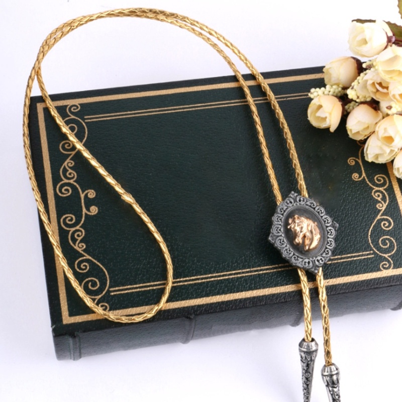 Cà Vạt Đầu Ngựa 3D Phong Cách Cao Bồi Phương Tây Cho Nam Và Nữ