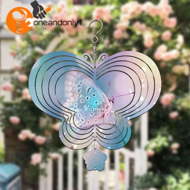 [COD] Set 2 Chuông Gió Con Quay Điêu Khắc Thủ Công Hai Mặt Dạng Treo