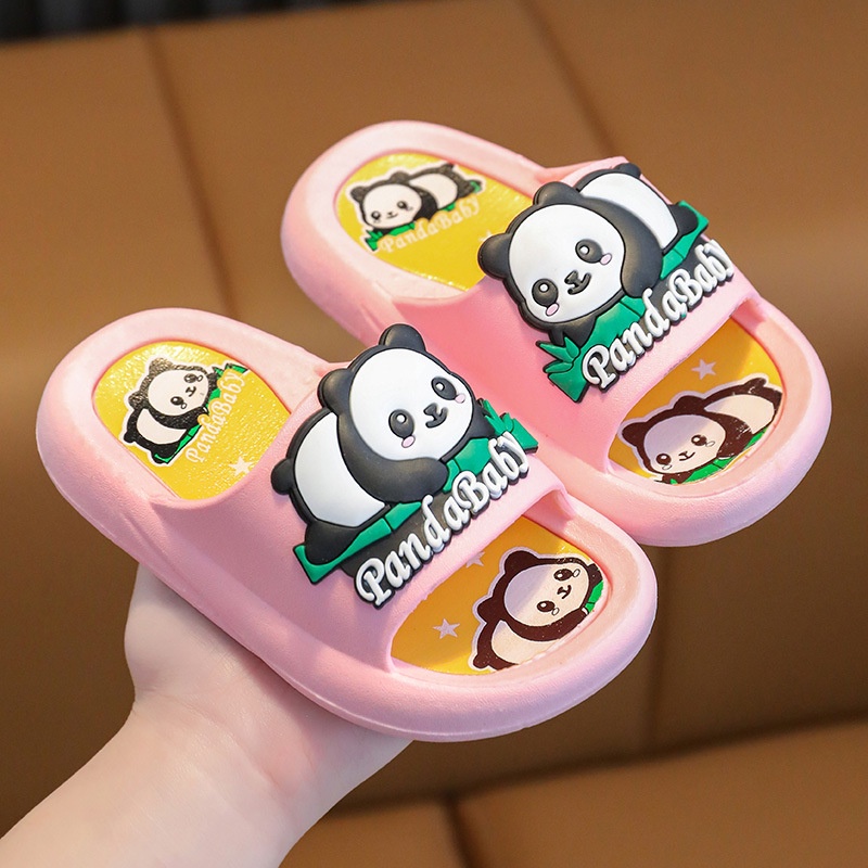 Gấu trúc Dép Trẻ Em Dép Truyện Tranh Dễ Thương Nhẹ Thoải Mái