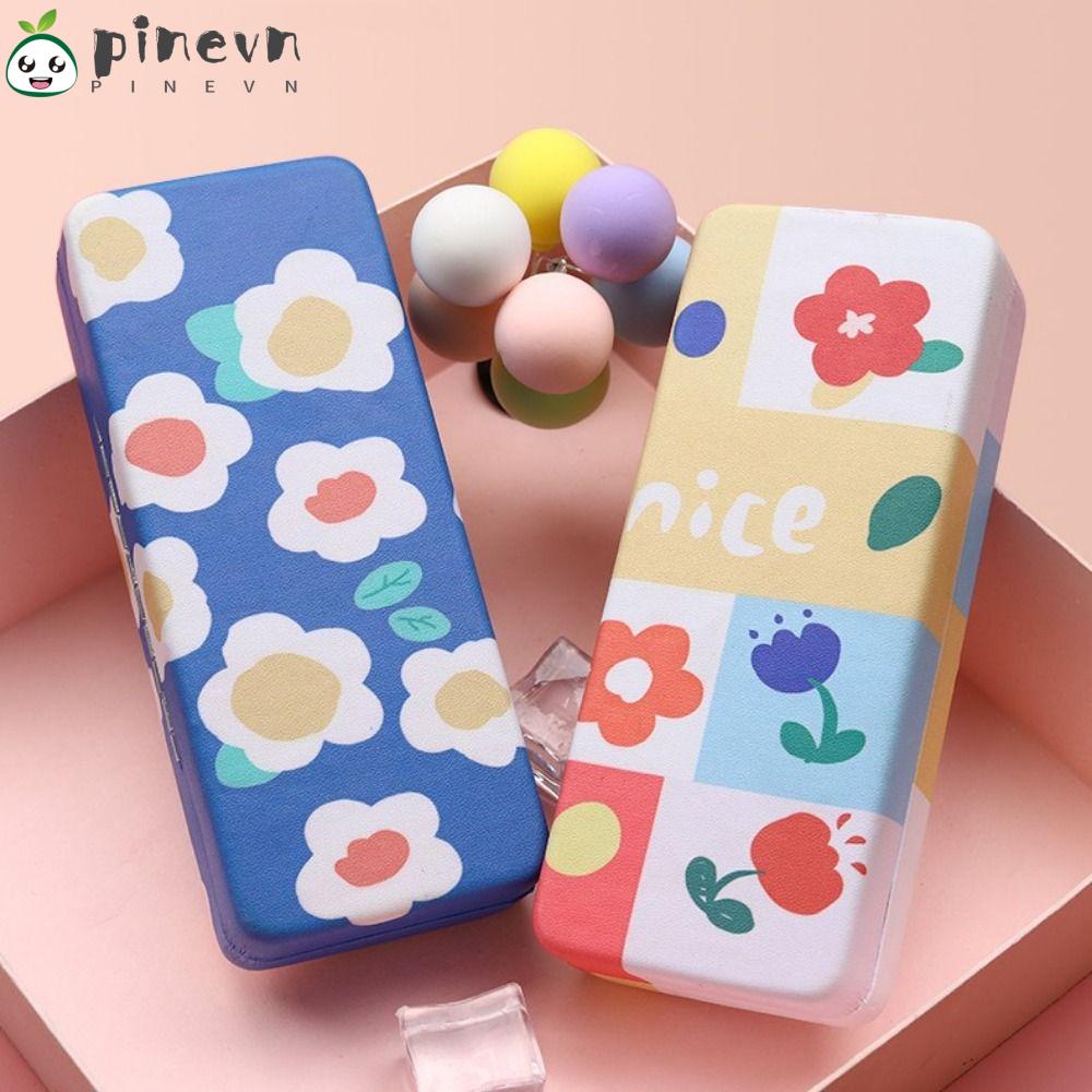 PINEVN Hộp Đựng Bảo Vệ Mắt Kính Bằng Da PU Thời Trang