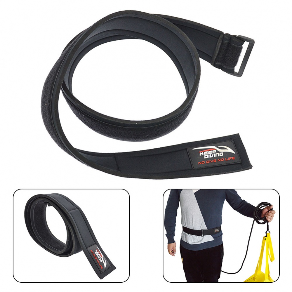 Dây Đai Tập Thể Thao Bằng Cao Su Neoprene Màu Đen Nhẹ Co Giãn Thoải