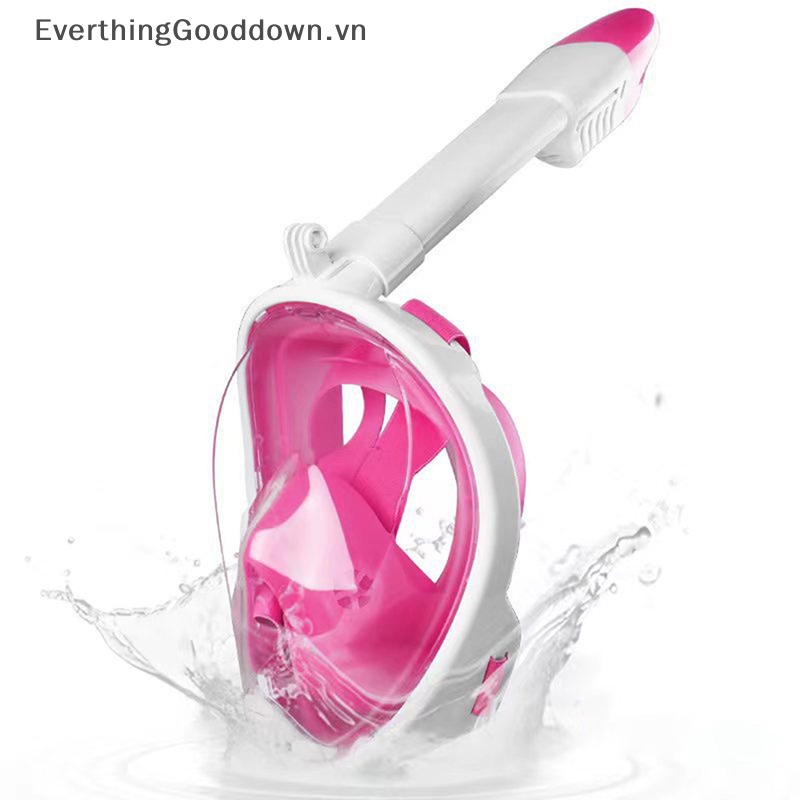 Everthinggood Mặt Nạ Lặn Chống Sương Mù Kèm Giá Đỡ Camera Dưới Nước Dành Cho Người Lớn