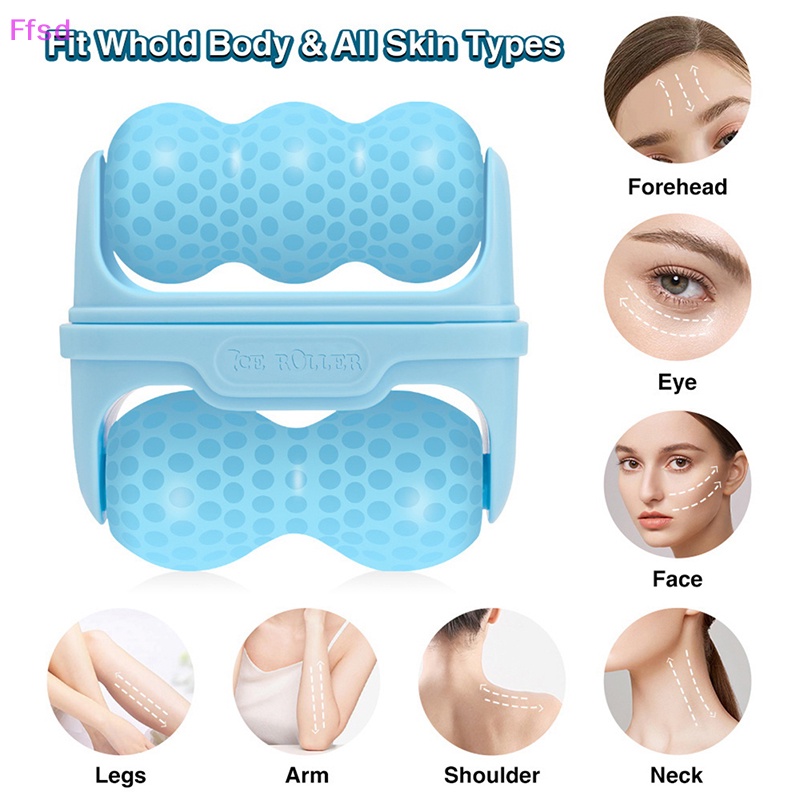 Cây Lăn Mát Xa Mặt Làm Mát Cuộn Tròn Thư Giãn