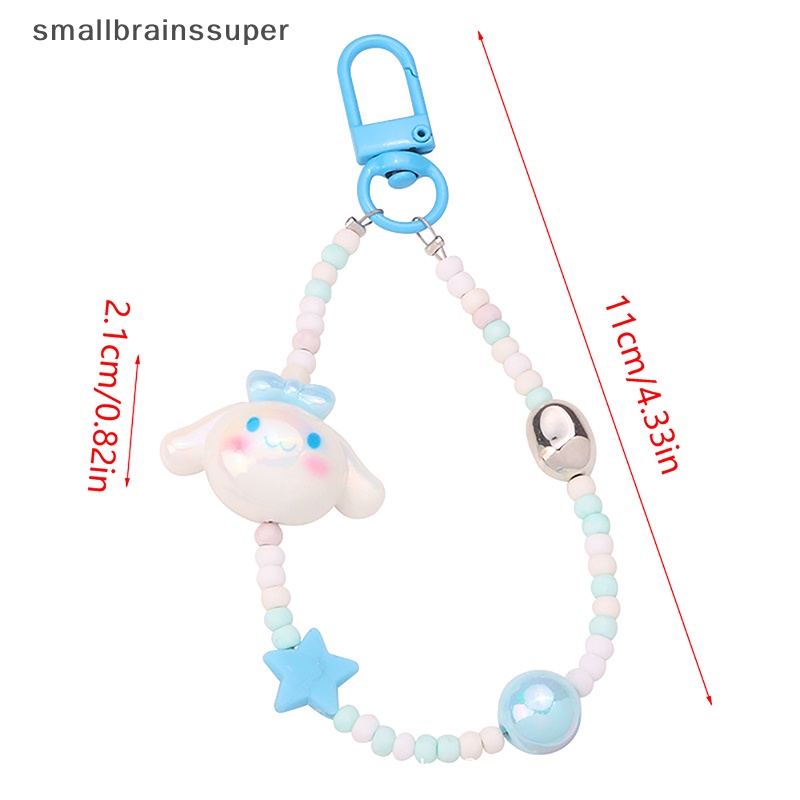 Móc Khóa Hình Búp Bê Nhỏ Dễ Thương Nhiều Màu Sắc Có Dây Xỏ Hạt Dành Cho Bạn Nữ / Ba Lô / Túi Xách / Pendent SBS