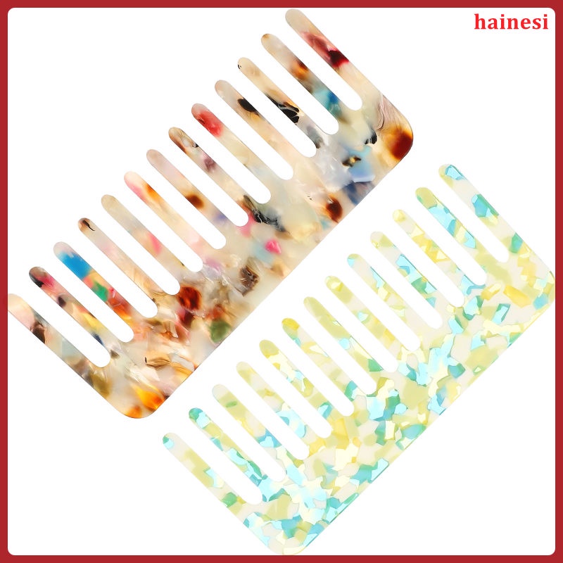 Set 2 Lược Nhựa Tạo Kiểu Tóc Cho Nữ