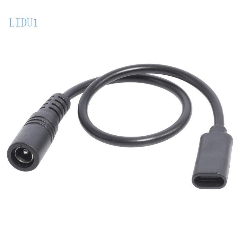 Đầu Chuyển Đổi LIDU1 DC 5 5X2 1 Female Sang Type-C USB 3 1 Female