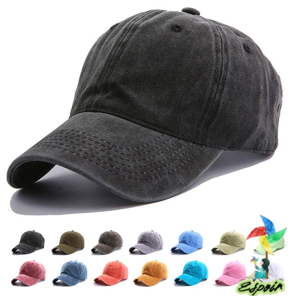 ESPO Mũ Lưỡi Trai Cotton Cổ Điển Có Thể Điều Chỉnh Kích Cỡ Cho Nam Và Nữ