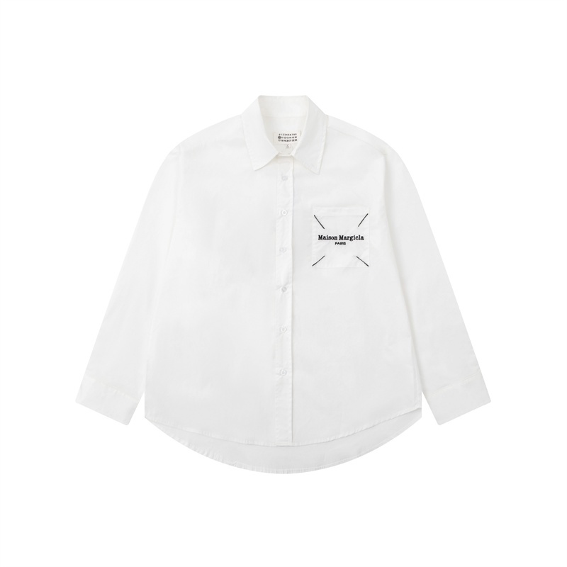 Áo Sơ Mi Họa Tiết Thêu Mai-son88 Mar-giela- M-M-6 Thời Trang Cho Cả Nam Và Nữ