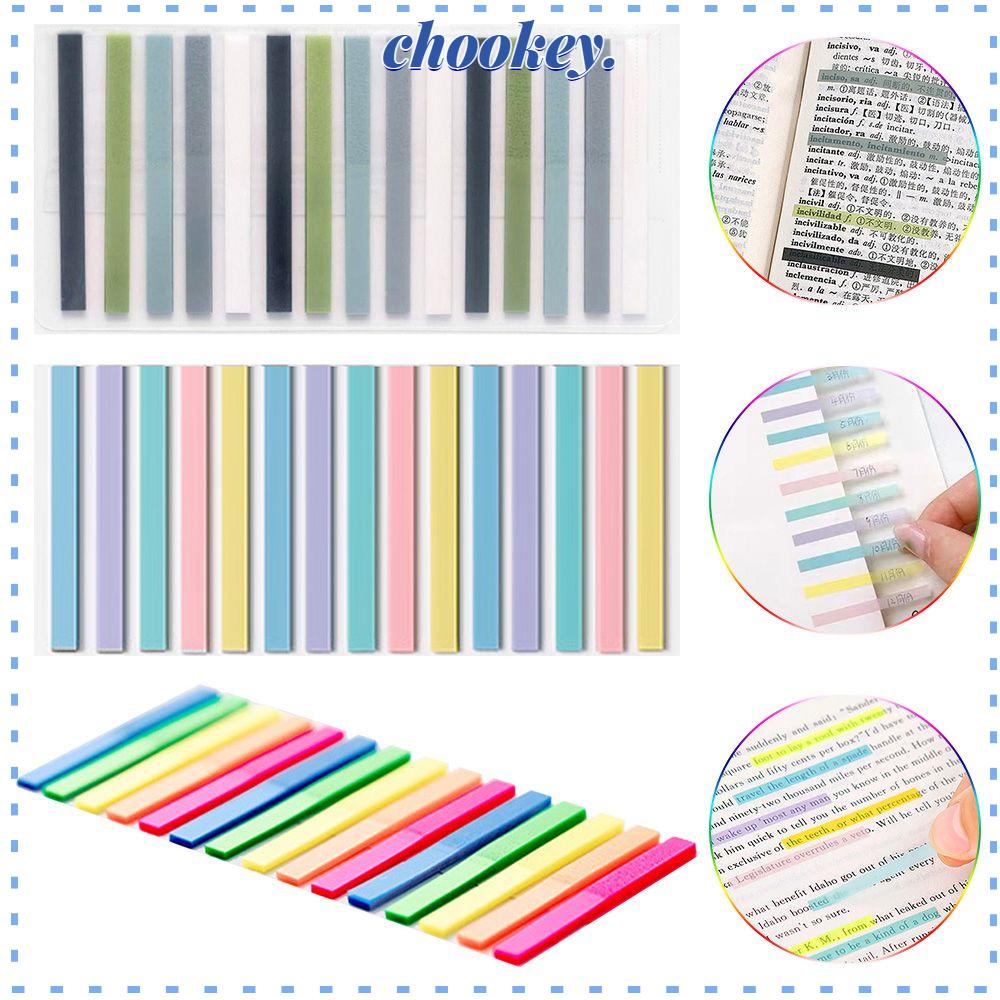 CHOOKEY Miếng Dán Dạ Quang Nhiều Màu Sắc Trang Trí Văn Phòng Phẩm