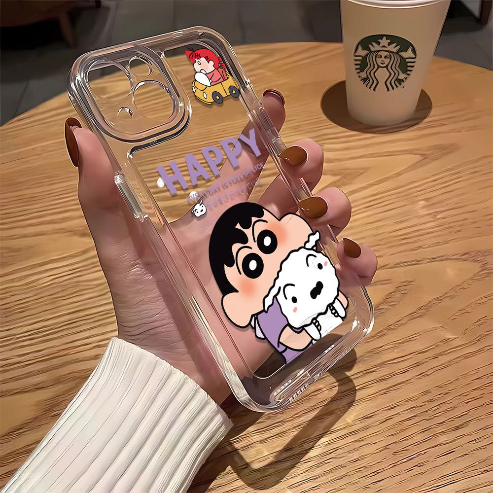 Ốp Điện Thoại Mềm Họa Tiết Hoạt Hình Xiaobai 12 Xiaoxin 78p iPhone14Promax13 11 EO8H
