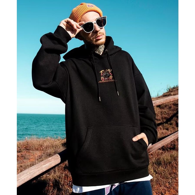 Áo Hoodie Tay Dài Dáng Rộng In Họa Tiết Đầu Hổ Hoạt Hình Vui Nhộn Phong Cách Nhật Bản Thời Trang Cho Nam Và Nữ Size M-5XL 2023