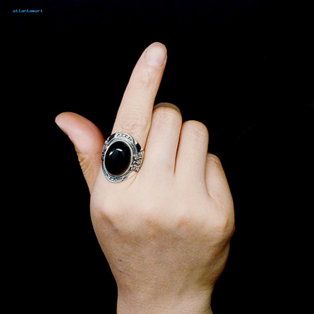 Túi Đựng Đồ Dùng Tiện Lợi Chất Lượng| Nhẫn Chạm Khắc Đính Đá Nhân Tạo Phong Cách Cổ Điển Cho Nam