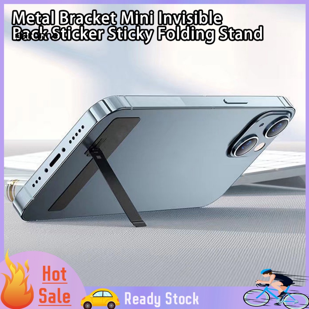 Giá Đỡ Điện Thoại Tự Dính Bằng Thép Không Gỉ Không Biến Dạng Có Thể Gập Lại