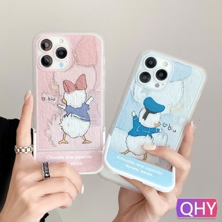 Ốp Điện Thoại silicone Mềm Trong Suốt Có Giá Đỡ 2 Trong 1 Cho iphone 7plus 11 12 13 14 pro xs XR max