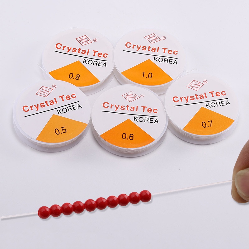 1 Cuộn Dây Co Giãn 0.5-1mm Làm Trang Sức Thủ Công
