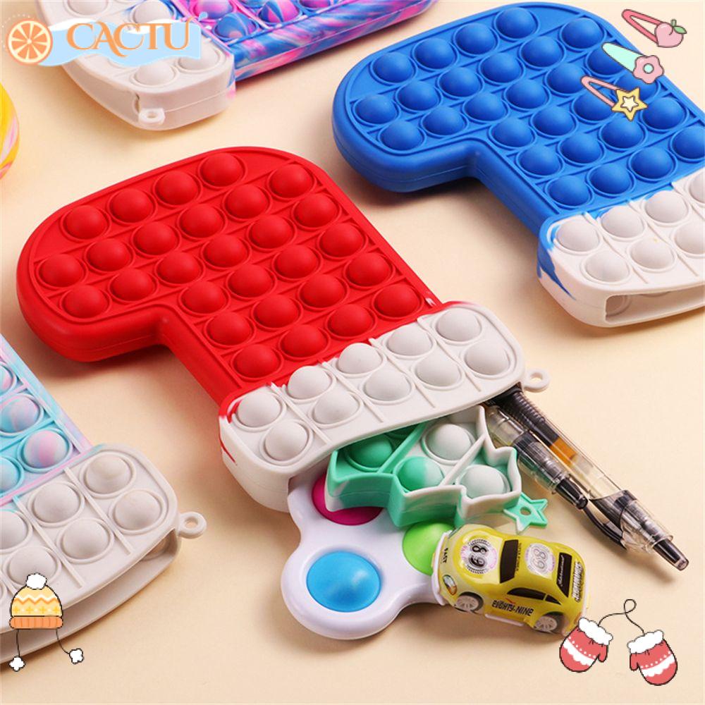 CACTU Ốp Chìa Khóa Kiêm Ví Đựng Tiền Xu Giải Tỏa Căng Thẳng Cho Bé Trai