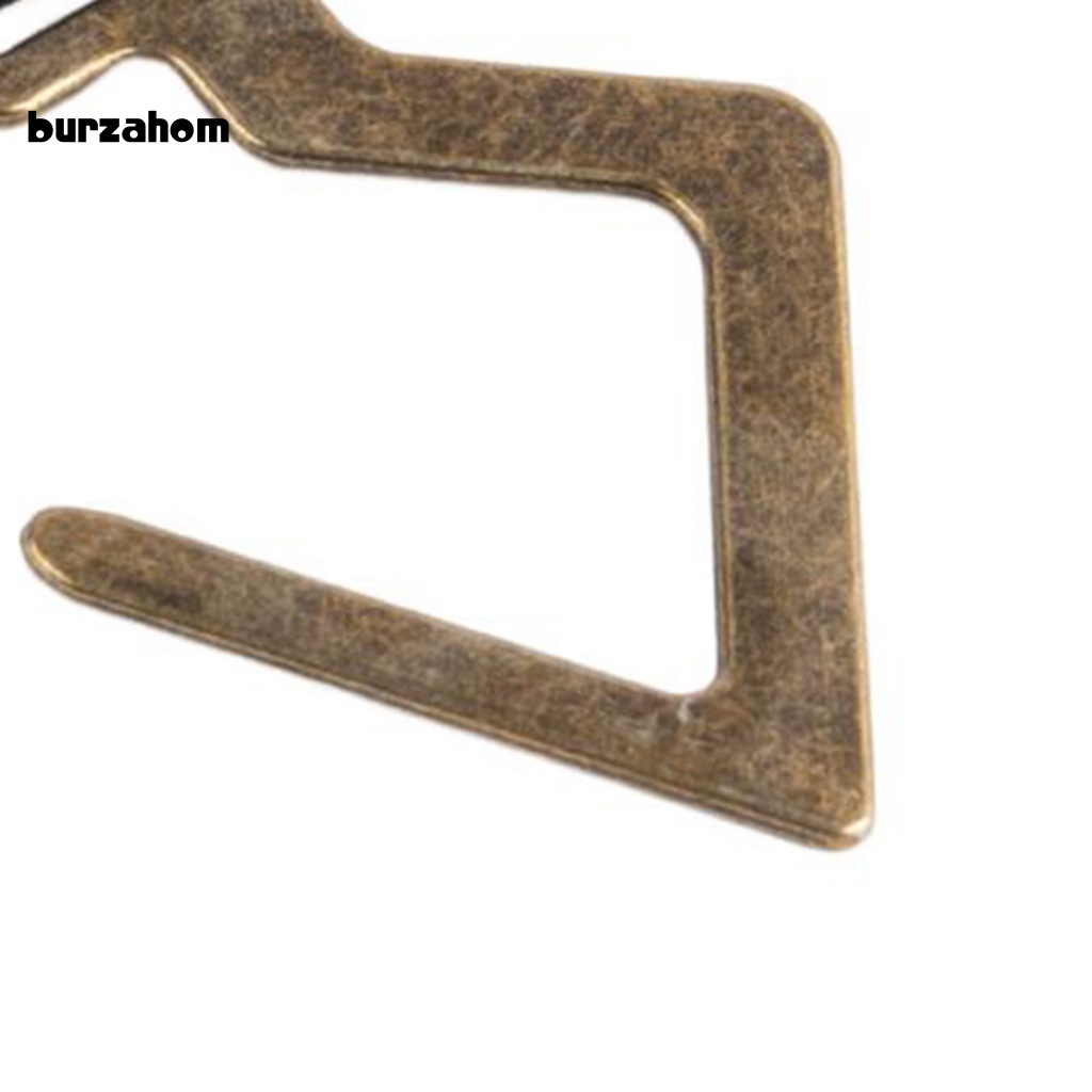 Móc Khóa Giả Da Hình Chữ S Chịu Lực Tốt Chống Thất Lạc