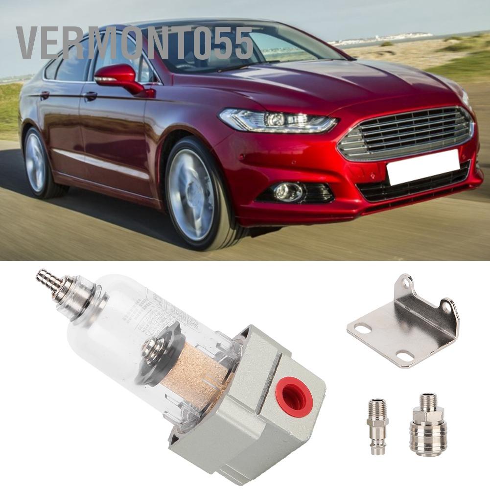 Vermont055 Bộ lọc khí nén tách nước dầu Bao gồm Khớp nối nhanh 1/4"