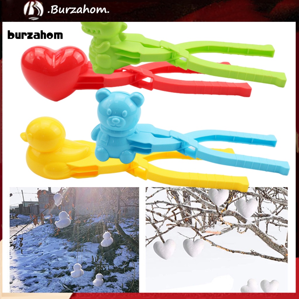 1 Bộ Kẹp Làm Quả Cầu Tuyết Chịu Nhiệt Độ Thấp In Họa Tiết Hoạt Hình Giải Trí Mùa Đông Cho Bé