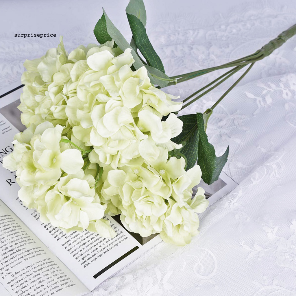 1 Nhánh 6 Nhánh Hoa Cẩm Tú Cầu Nhân Tạo Bằng Lụa Lãng Mạn Trang Trí Nhà Cửa