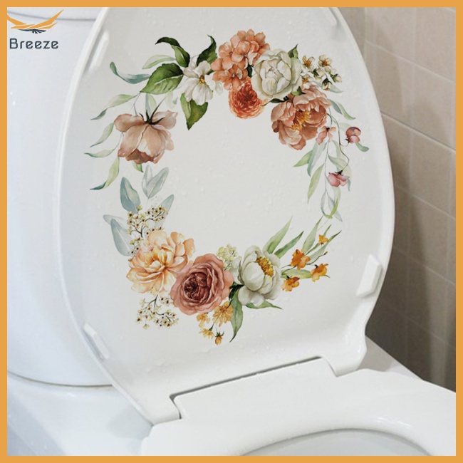 Sticker Dán Toilet Họa Tiết 3D Sáng Tạo Kích Thước 20x30cm