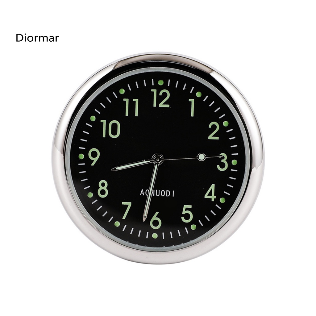Dio Đồng Hồ Thạch Anh Tròn Kỹ Thuật Số Nút Pin Chịu Nhiệt Độ Cao / Thấp Không Phát Quang Trang Trí Bảng Điều Khiển Xe Hơi