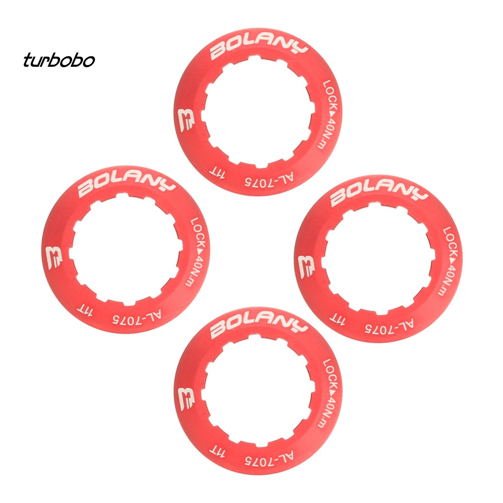 Set 4 Vòng Khóa Bảo Vệ Bằng Hợp Kim Nhôm Chống Ăn Mòn Cho Xe Đạp MTB