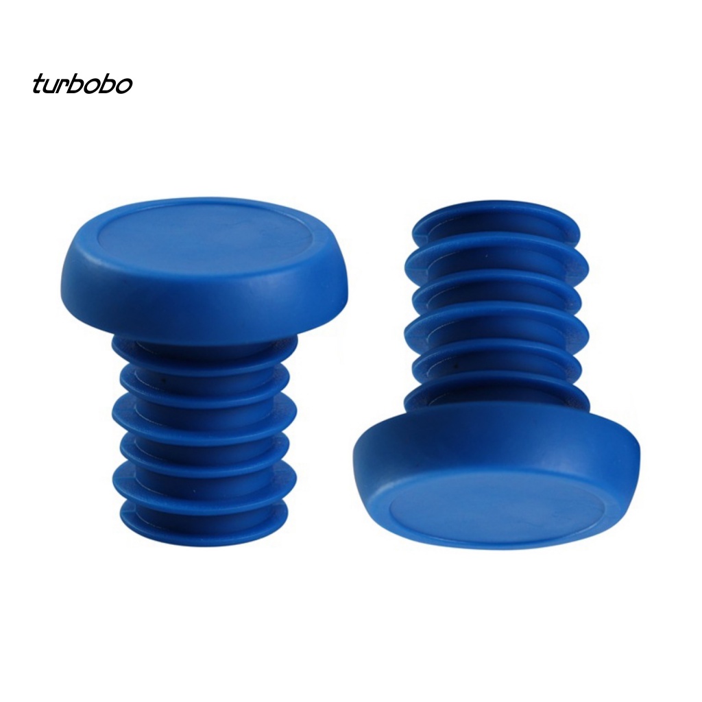 1 Cặp Nút Nhựa Bịt Đầu Chống Rung Màu Sắc Tươi Sáng Chống Mòn Cho Xe Đạp Leo Núi