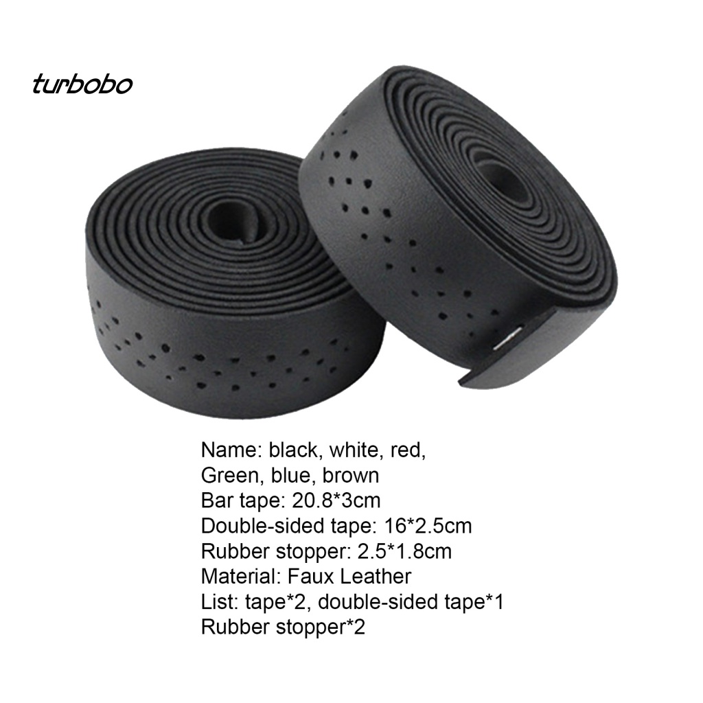 Set 2 Cuộn Băng Quấn Tay Lái Xe Đạp Giả Da Chống Trượt