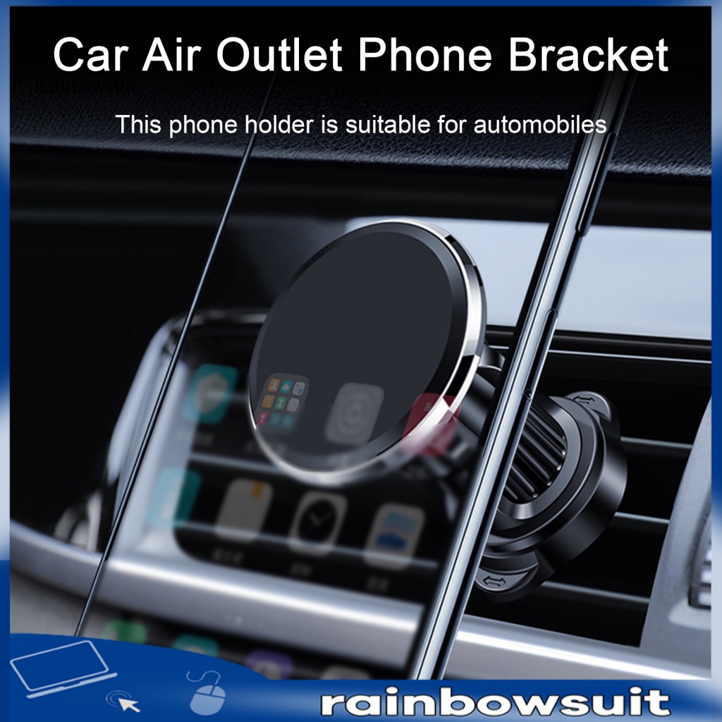 1 Bộ Giá Đỡ Điện Thoại Từ Tính Xoay 360 Độ Gắn Lỗ Thông Gió Xe Hơi