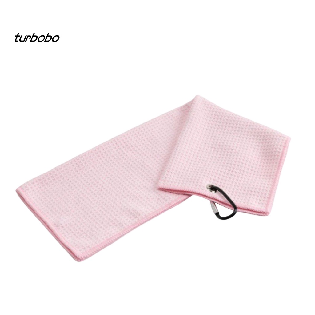 Khăn Lau Gậy Đánh Golf Bằng Sợi Microfiber Thấm Hút Mồ Hôi Siêu Sạch Không Lông Có Kẹp Hiệu Quả Nhanh Khô Họa Tiết Waffle