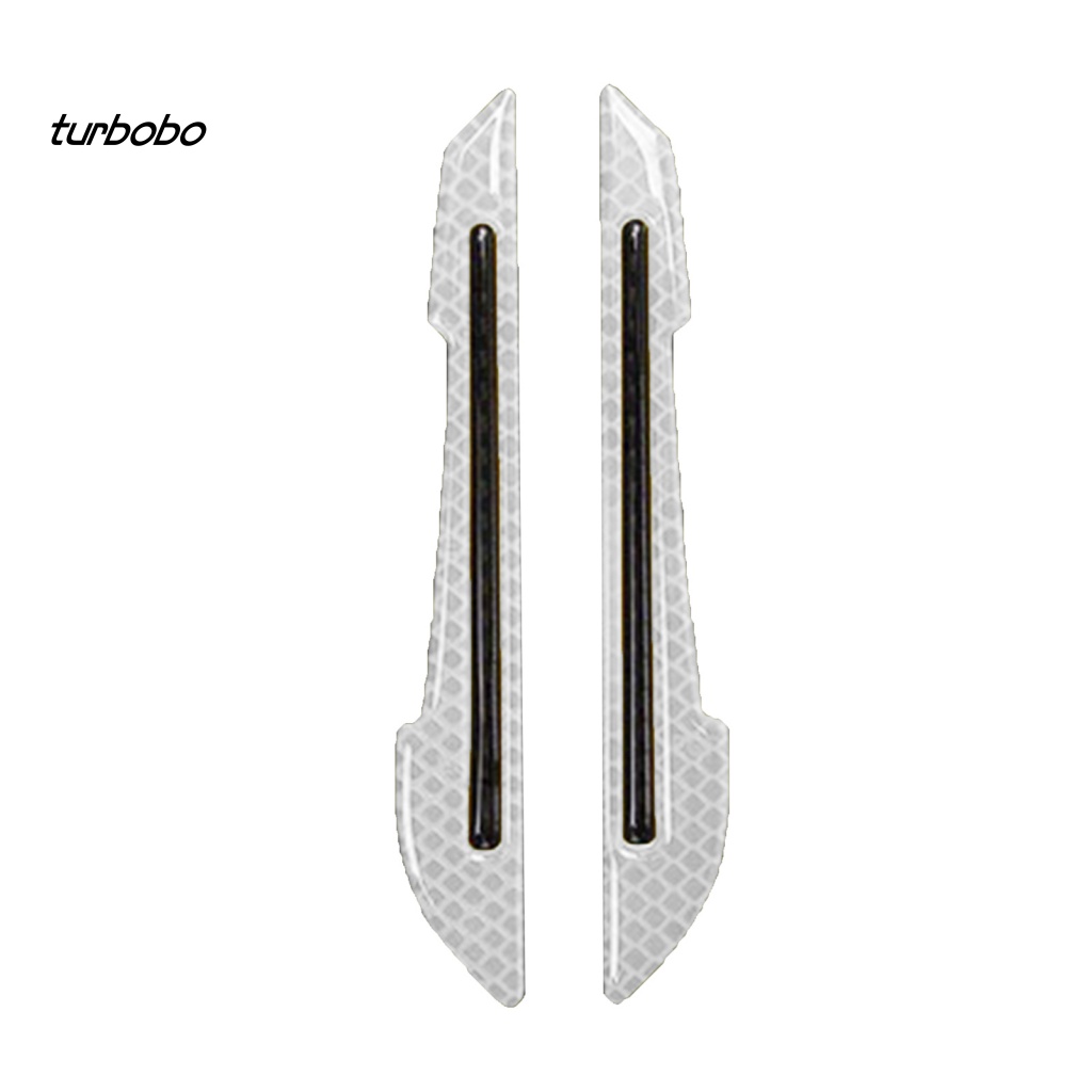 1 Cặp Miếng Dán Chống Va Chạm Tránh Va Chạm Màu Phản Quang Trang Trí Gương Chiếu Hậu Xe Hơi