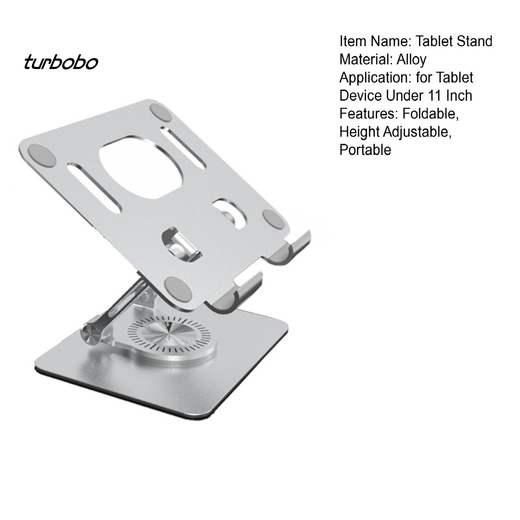 Giá Đỡ Máy Tính Bảng Xoay 360 Độ Chống Trượt Có Thể Điều Chỉnh Độ Cao Tiện Dụng