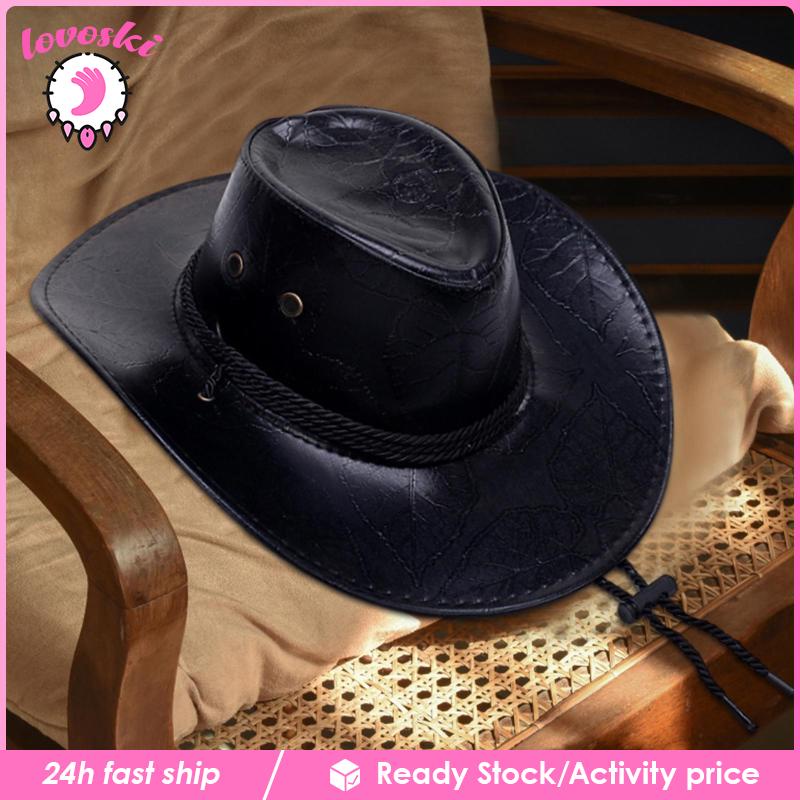 Mũ Cao Bồi Giả Da Cho Nam Và Nữ