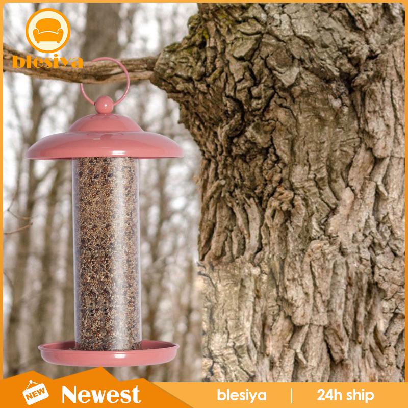 Hộp Đựng Thức Ăn Cho Chim Hình Ngôi Nhà Màu Trong Suốt