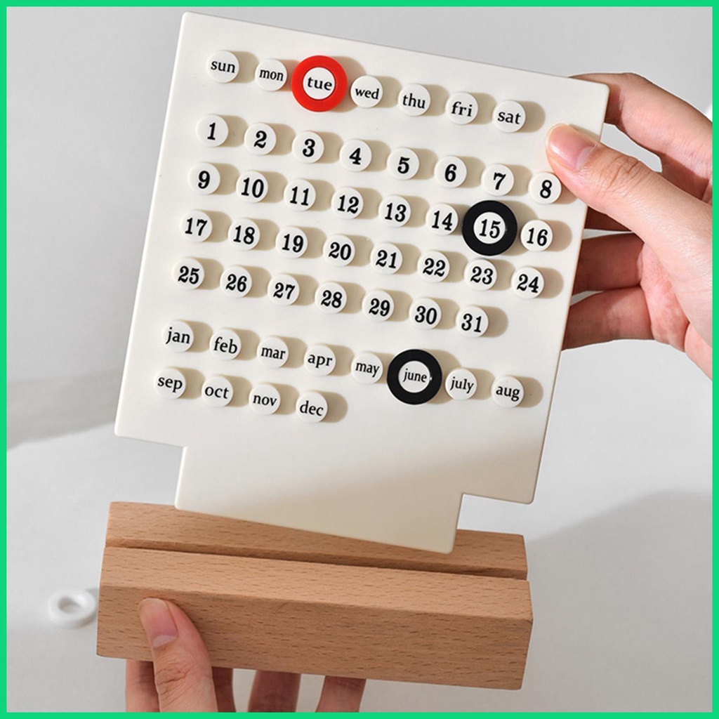 Lịch Để Bàn Có Nhãn Dán DIY Sáng Tạo Cho Thanh Thiếu Niên Nam Nữ