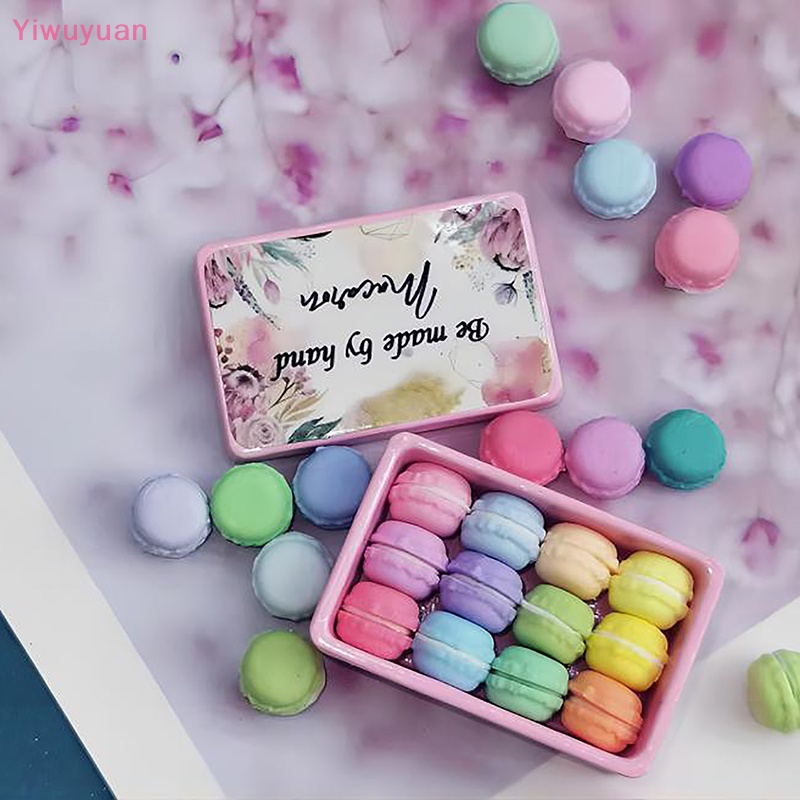 1 Bộ Bánh Macaron Tỉ Lệ 1: 12 / 1: 6 Cho Nhà Búp Bê