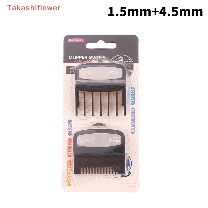 Set 2 Lược Hướng Dẫn Cắt Tóc Tiêu Chuẩn 1.5mm + 4.5mm