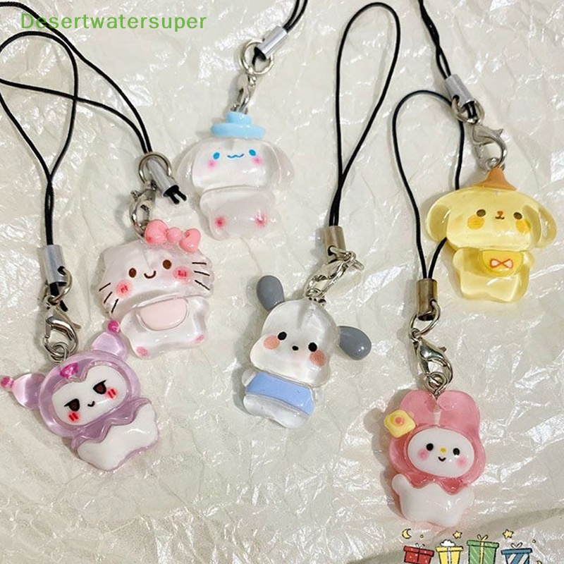 Dsvn Đồ Chơi Búp Bê Sanrio Kuromi Dễ Thương Có Dây Đeo Ba Lô / Điện Thoại iPhone Làm Quà Tặng Đồ Chơi Cho Bé Gái