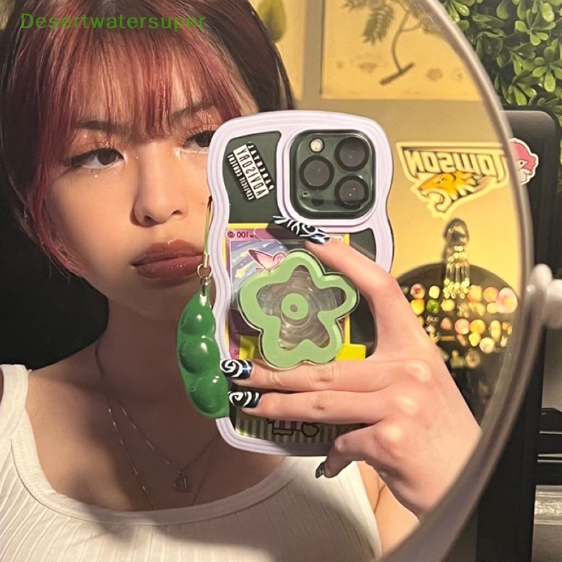 Dsvn 1 Tay Cầm Điện Thoại Bằng Acrylic Hình Hoa Có Thể Gập Lại Đa Chức Năng