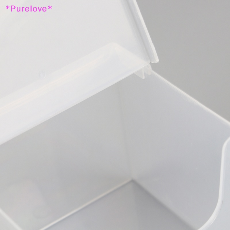 Hộp Đựng Bưu Thiếp Nắp Lật Trong Suốt Để Bàn Cỡ Lớn Tiện Dụng Mới