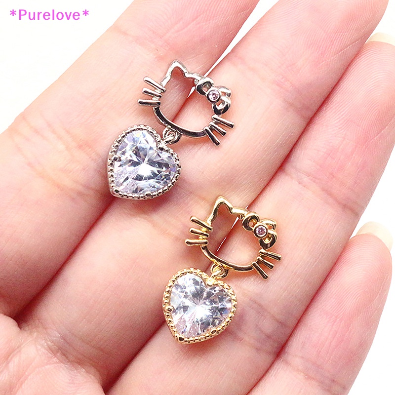 Khuyên Mũi Bằng Thép Không Gỉ Hình Trái Tim / Bướm Thời Trang Dành Cho Nữ Mới