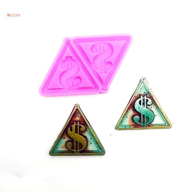 Khuôn Nhựa Silicone Hình Tam Giác Làm Trang Sức