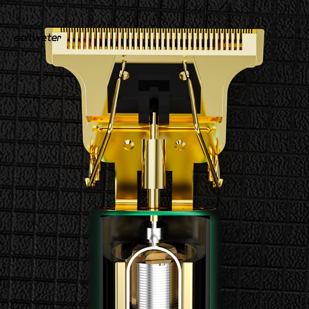 Tông Đơ Cắt Tóc Lưỡi Nhọn Bằng Thép Không Gỉ Năng Lượng Mạnh Hiển Thị Kỹ Thuật Số Thời Gian Chờ Lâu Thấp Không Dây Dùng Cho Salon