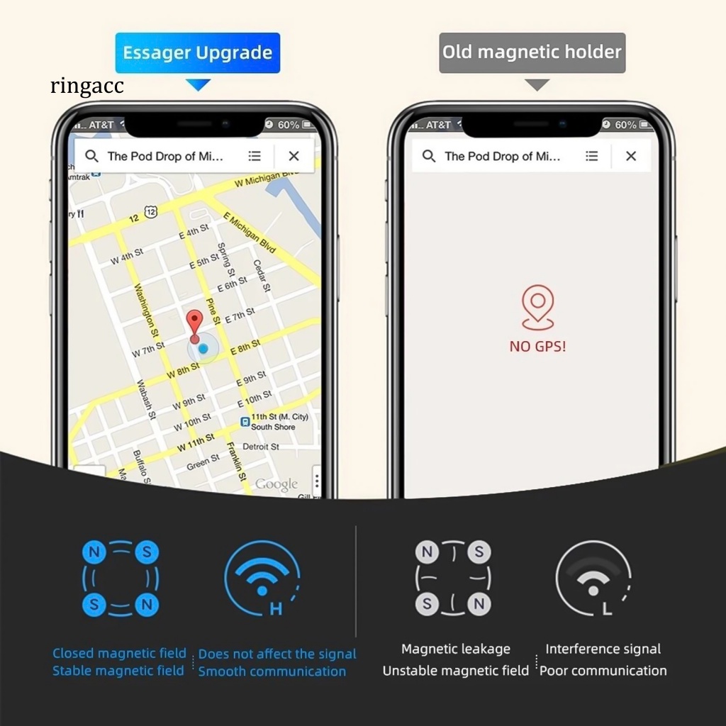 Nam Châm Giữ Điện Thoại Trên Xe Hơi 2 Trong 1 Tiện Dụng